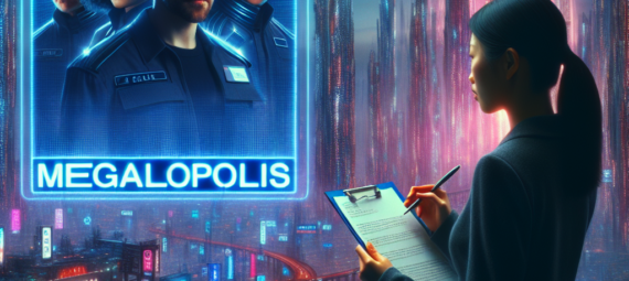 Künstliche Intelligenz erzeugte gefälschte Zitate im Megalopolis-Trailer.